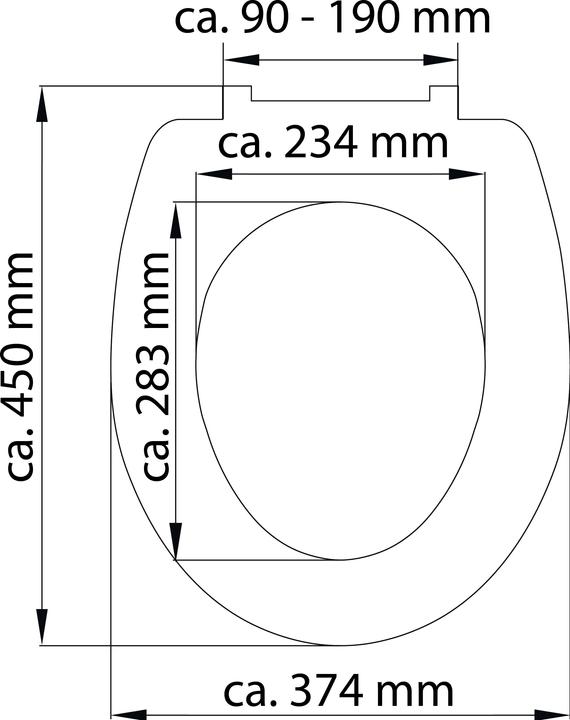 Image du produit Schütte Duroplast HG WC-Sitz WHITE WAVE