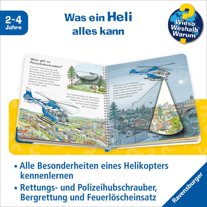 Image du produit Ravensburger Wieso? Weshalb? Warum? junior, Band 26: Der Hubschrauber (Allemand, Andrea Erne, Wolfgang Butcher, 2022)