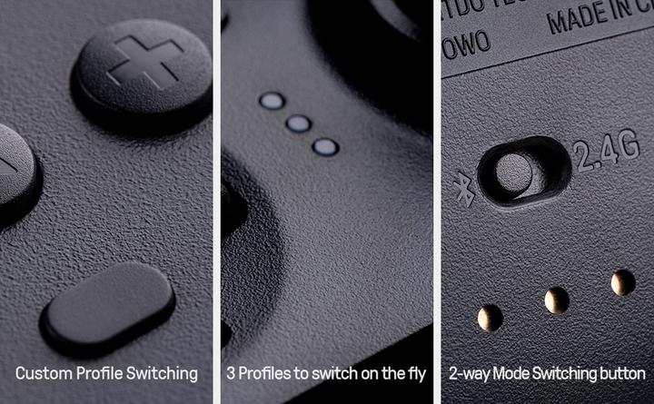 Actual product image 8bitdo Ultimate BT Pad NS + Charger bk RET00316 (Android, PC, iOS, Switch)
