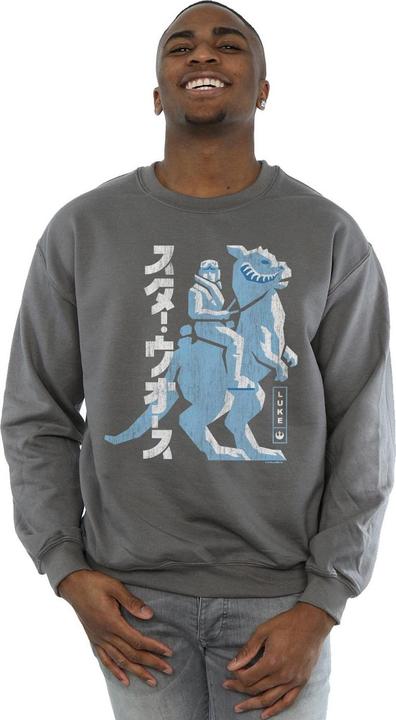 Actual product image Star Wars Mens Kanji Luke Hoth Sweatshirt (L)