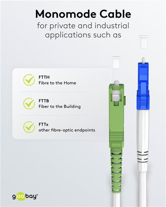 Produktbild Goobay Netzwerkkabel (S/UTP, CAT6, 5 m)