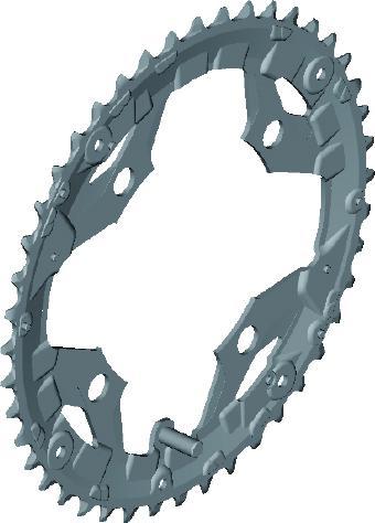 Image du produit Shimano Plateau ALIVIO FC-T4060 48 dents argenté (48)