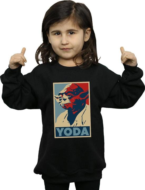 Produktbild Star Wars Yoda Poster Sweatshirt Mädchen (116)