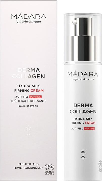Madara DERMA COLLAGEN HYDRA SILK FIRMING CREAM - Unterstützt den Kollagenschutz (50 ml, 24h Creme)