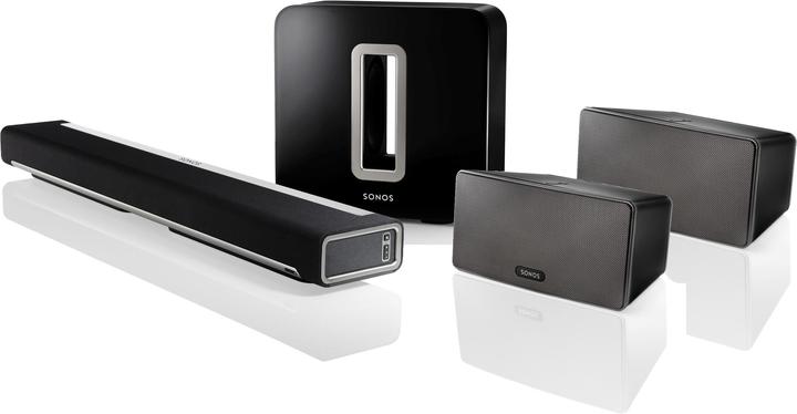 Sonos 5.1 Bundle 2x PLAY:3 schwarz + Playbar + Sub