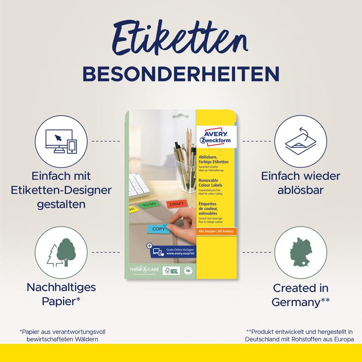 Produktbild Avery Organisations-Etiketten