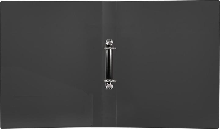 Produktbild Idena Ringbuch A4 PP schwarz 35mm 2 Ringe (A4, 35 mm, 1 Stück)