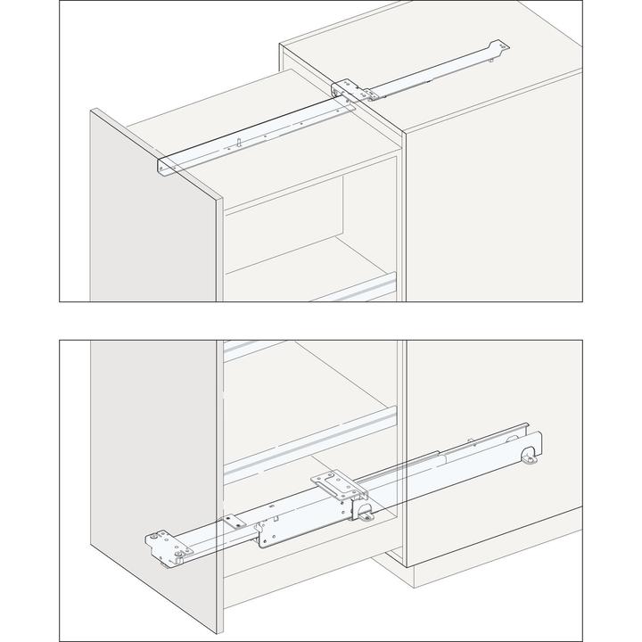 Actual product image HAWA Full-extension larder units -FORTE for wooden constructions