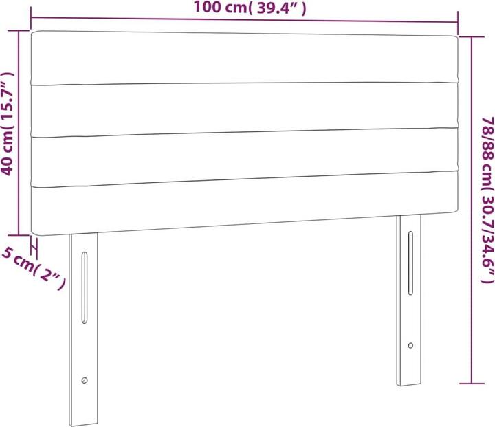 Image du produit VidaXL Daria (100 x 5 x 88 cm)
