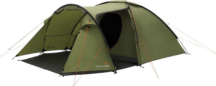 Immagine prodotto Easy Camp Kuppelzelt Lomsdal 4 (olivgr?n, mit Tunnel-Anbau, Modell 2025) (Tenda a cupola, 6.40 kg, 4 persone)