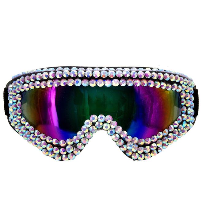 Image du produit Widmann Lunettes de ski des années 80 ornées de strass
