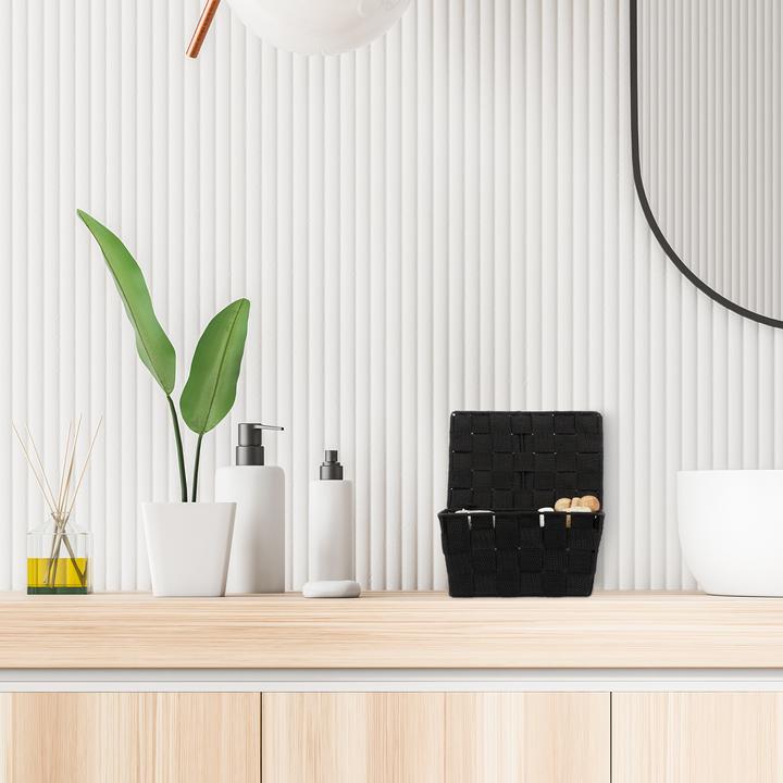 Actual product image Relaxdays Storage Basket, Lidded (1 x, 19.5 x 14.5 x 10.5 cm)