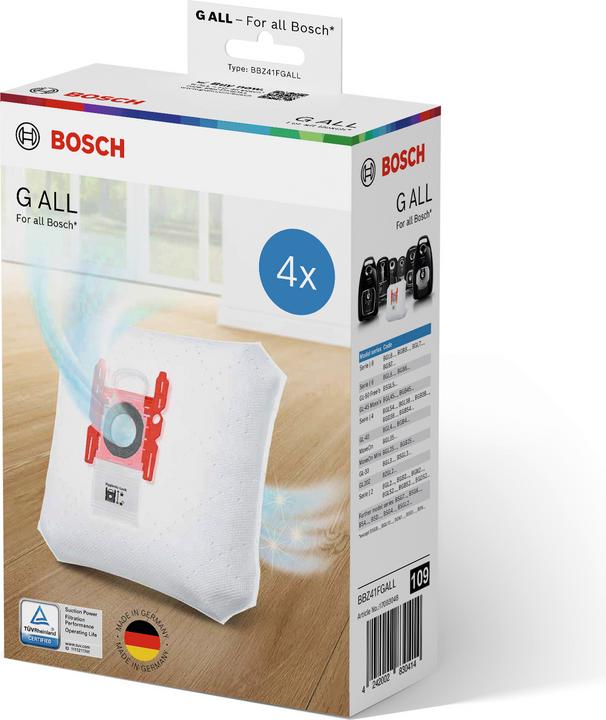 Image du produit Bosch Hausgeräte PowerProtect Type G ALL, BBZ41FGALL (1 x)