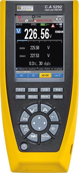 Chauvin Arnoux Farbgrafik-Multimeter (CAT III, CAT IV 600V)
