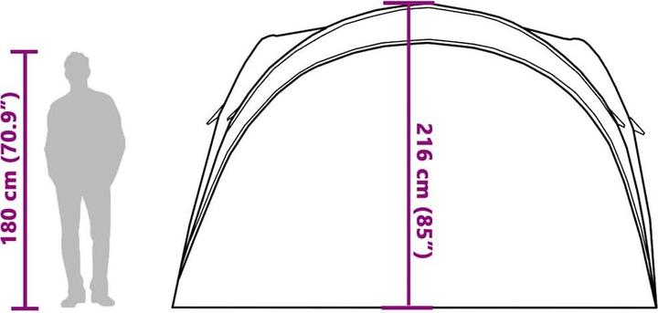 Actual product image VidaXL Party tent (305 cm, 305 cm)