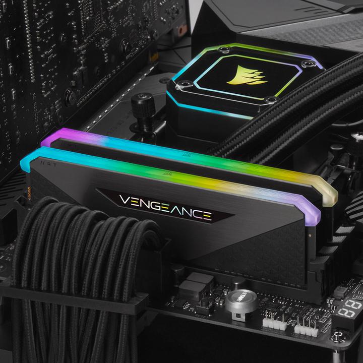 Actual product image Corsair Vengeance RGB RT (2 x 16GB, 3600 MHz, DDR4-RAM, DIMM)