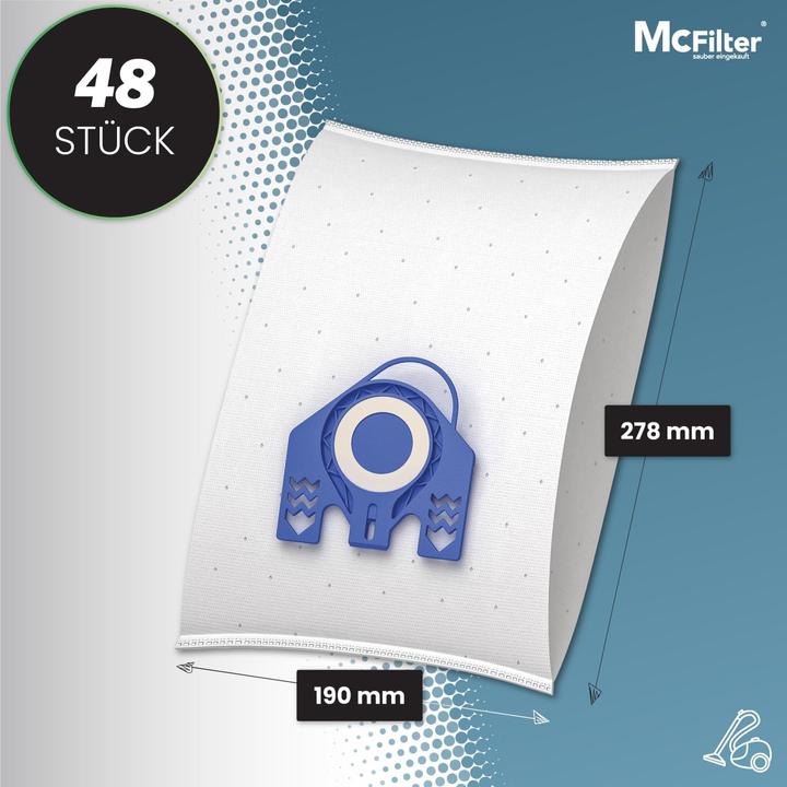 Immagine prodotto Mc Filter Staubsaugerbeutel-Set für Miele GN Serie (48 x)