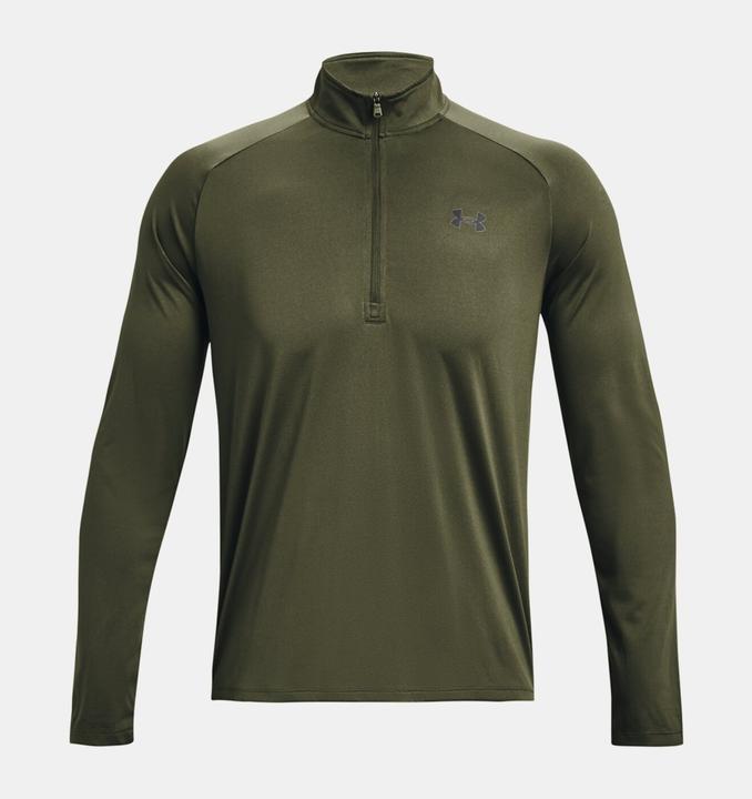 Immagine prodotto Under Armour Camicia tattica Tech con zip, manica lunga, grigio pietra oliva S (XL)