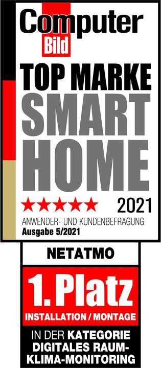 Image du produit Netatmo Capteur de qualité de l'air connecté