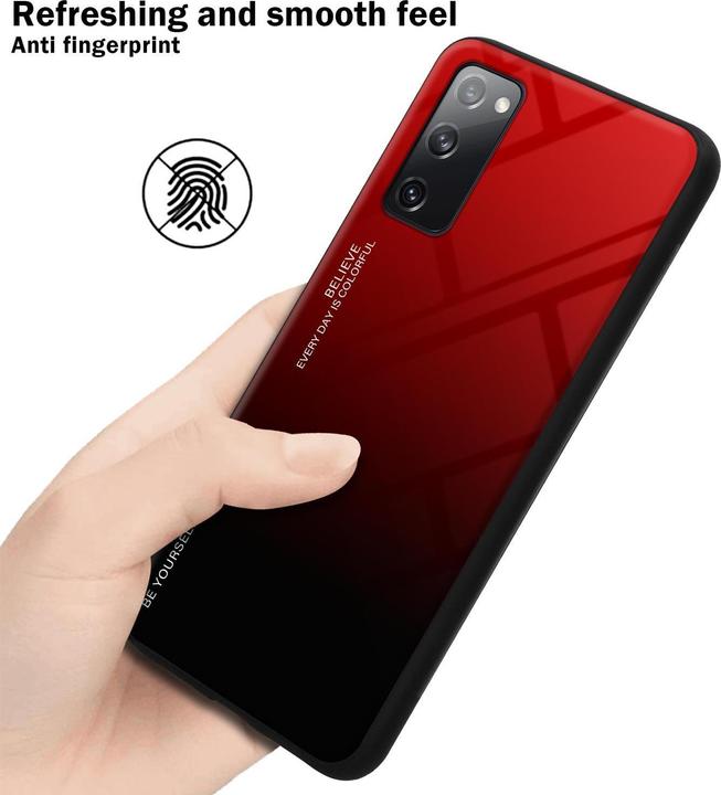 Produktbild Cadorabo TPU 2 Farben Glas Cover (Samsung Galaxy S20 FE)