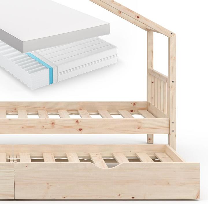 Produktbild VitaliSpa Hausbett Design (90 x 200 cm)