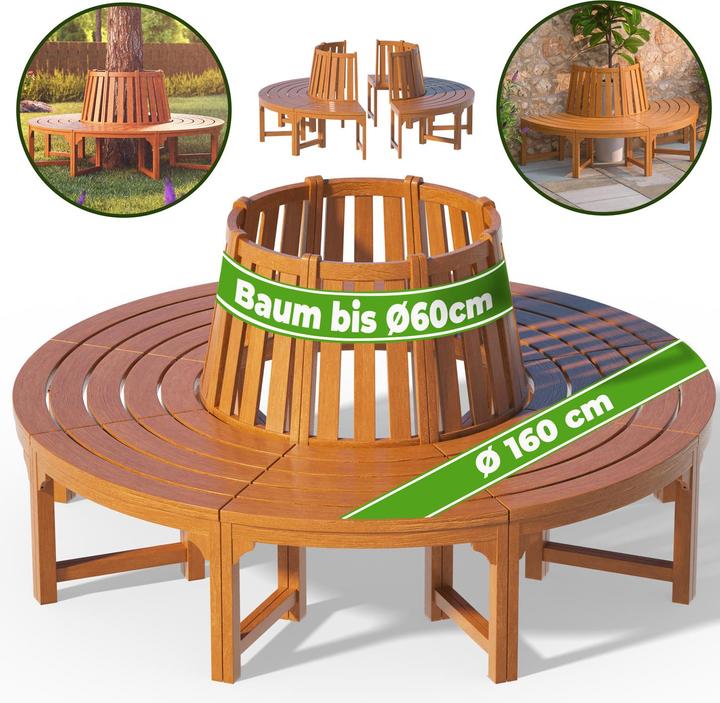 Actual product image Casaria Tree bench