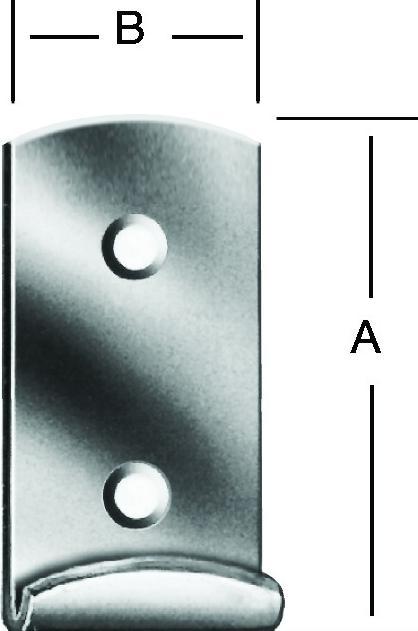 Productafbeelding Vormann Vergrendelingshaak gegalvaniseerd 82 x 25 mm (25 Pcs.)