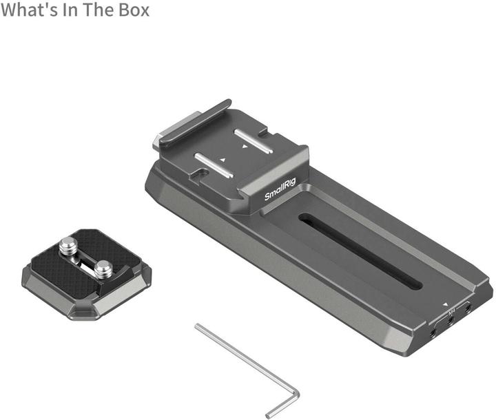 Produktbild SmallRig HawkLock H38 Manfrotto Quick Release Plate for DJI Stabilizers 4638 (Gimbal Montageplatte)