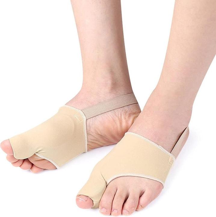 Cbx Hallux Valgus Korrektur Bandage mit integriertem Silikon Pad 2 Stück - Grösse M (M)