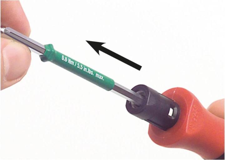 Actual product image Wiha ESD torque screwdriver (Allen screw)