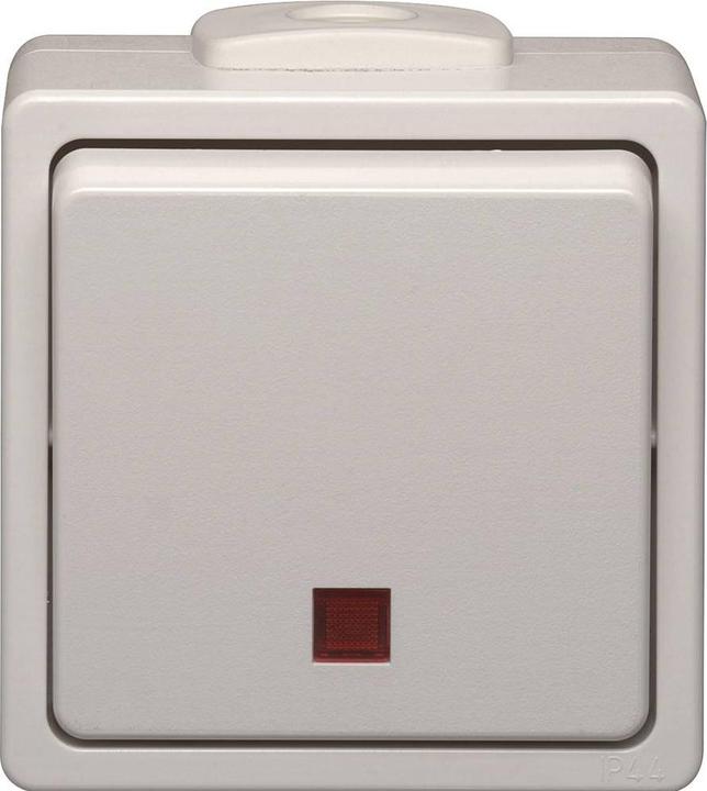 Actual product image N&L Elektrotechnik N & L 28383 Control switch complete surface-mounted light grey