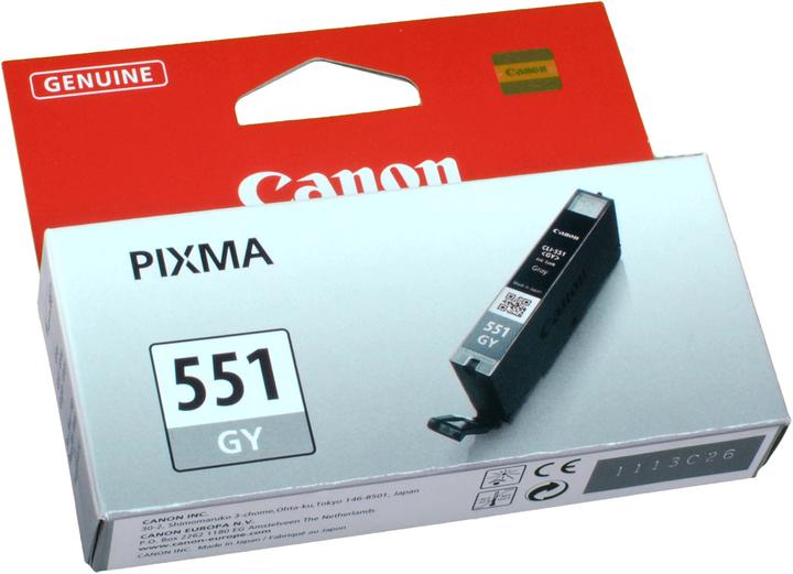 Actual product image Canon Cli-551gy (GY)