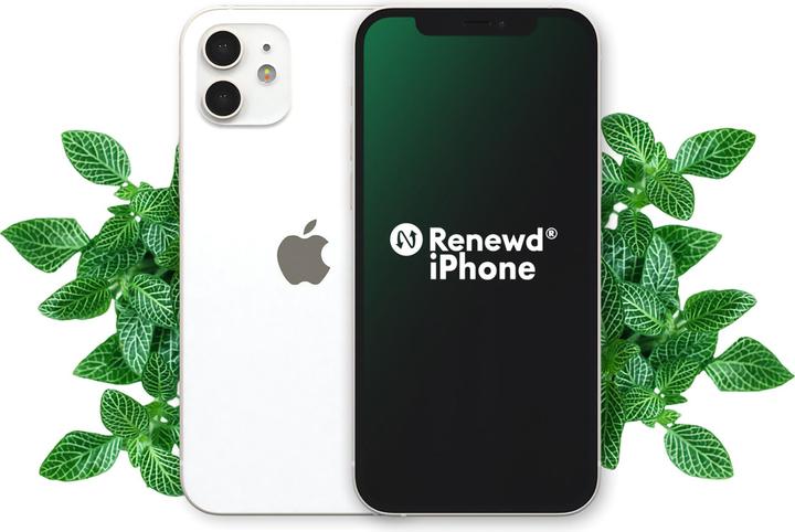 Renewd iPhone 12 Mini (128 GB, White, 5.40", Dual SIM, A / Like new)