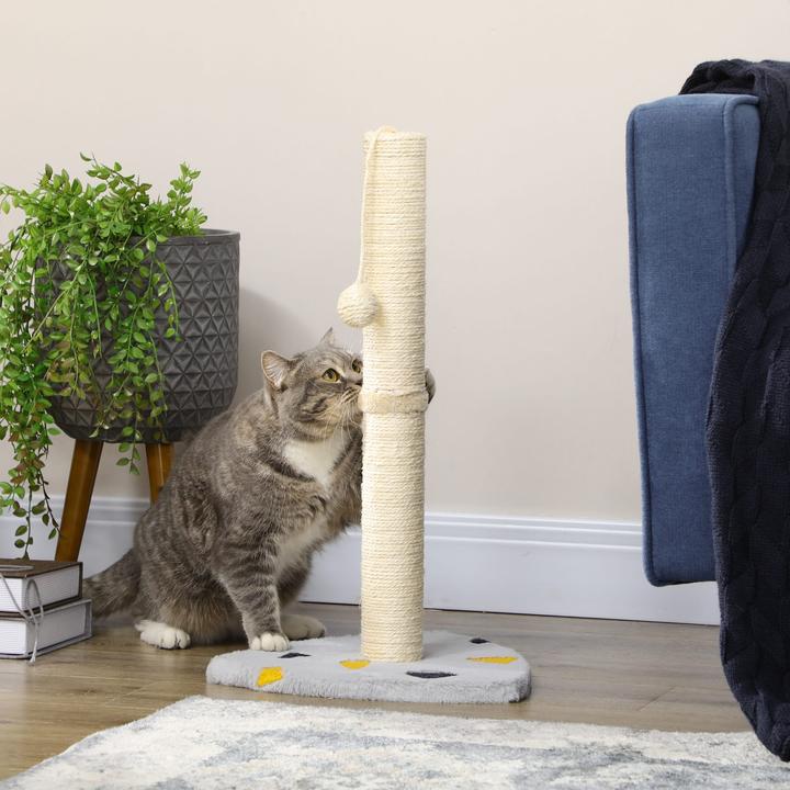 Actual product image Jamb Scratching post (62 cm, Light grey+beige)