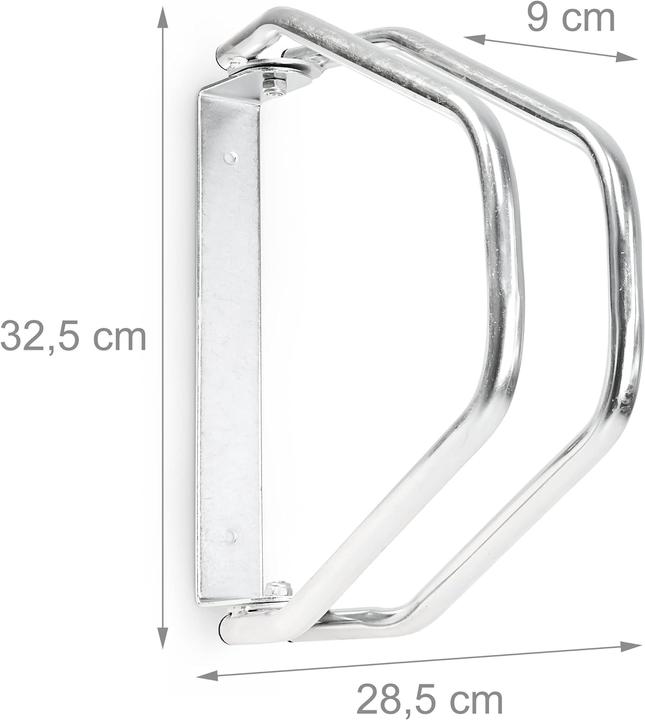 Image du produit Relaxdays Lot de 2 supports pour vélos