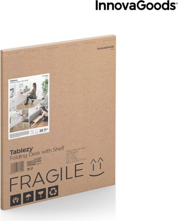 Immagine prodotto InnovaGoods Scrivania trasparente con ripiano Tablezy