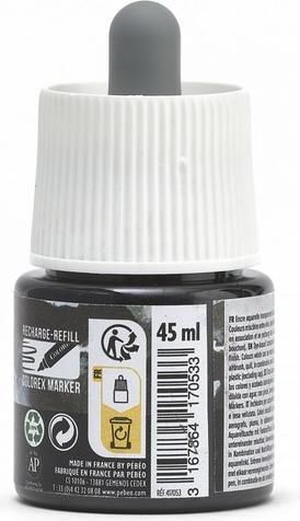 Produktbild Pebeo Colorex Wassertinte (Elfenbeinschwarz, 45 ml)