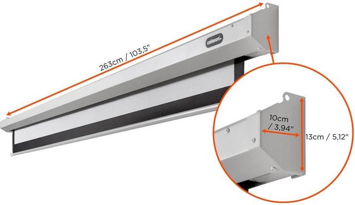 Produktbild Celexon Motor Economy, Leinwand, 1:1 (133.46", 1:1)