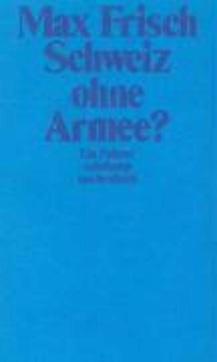 Produktbild Schweiz ohne Armee? (Deutsch, Max Frisch, 1992)
