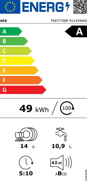 Energie-Label AEG FSE77708P