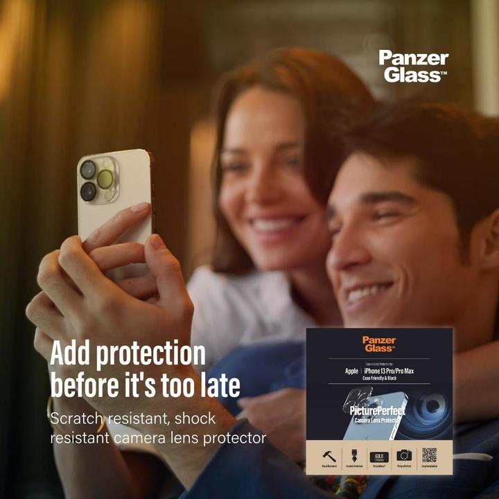 Actual product image PanzerGlass Camera Protector (1 Piece, Apple iPhone 13 Pro Max, Apple iPhone 13 Pro)