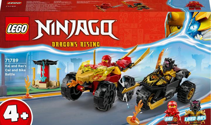 Image du produit LEGO Poursuite avec le bolide de Kai et la moto de Ras (71789, LEGO Ninjago)