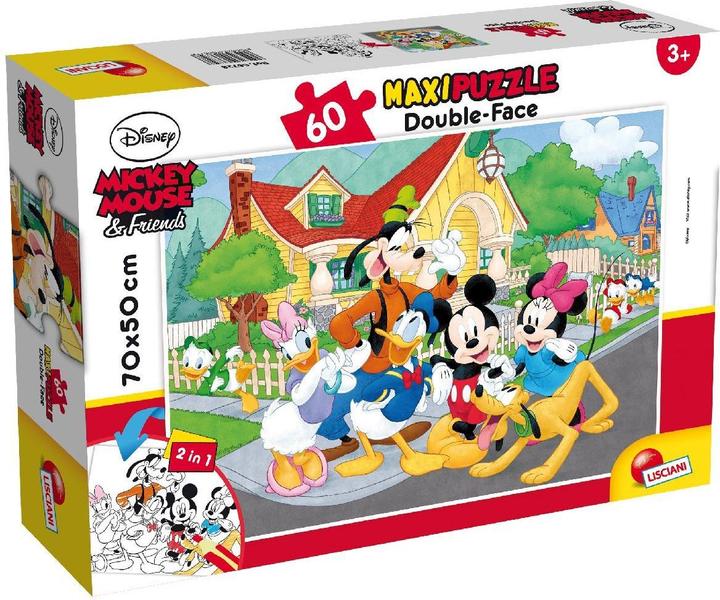 Lisciani Leaves Double-sided miter saw 60 Mickey Mouse (60 pieces)