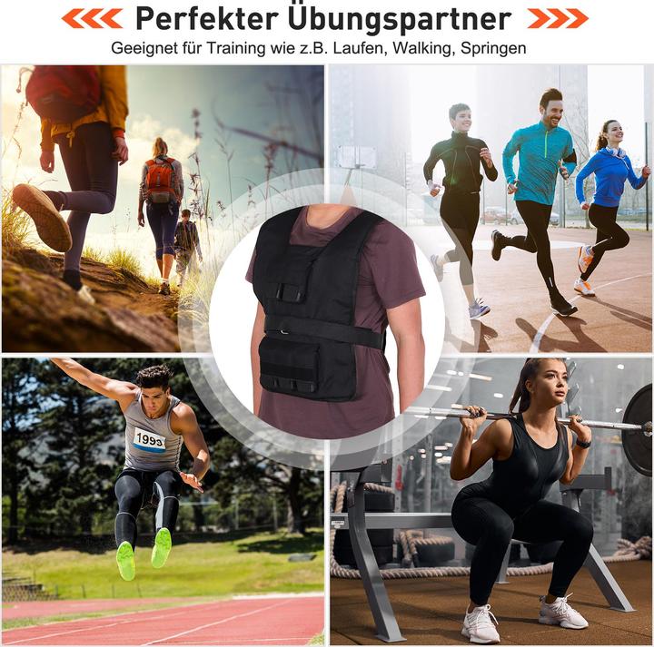 Produktbild Homcom Trainingsweste mit 20 Eisengewichten (1 x 20 kg)
