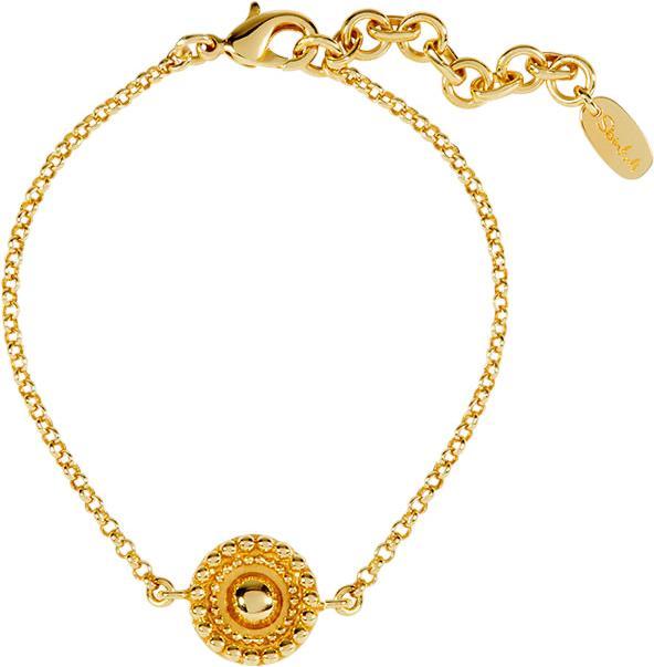 Produktbild Steinkult Armband "Mandala" (20 cm, Messing 18 Kt. Gold veredelt)