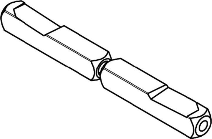 Actual product image BKS Connecting pins for panic fittings B-78430 (Door handle)