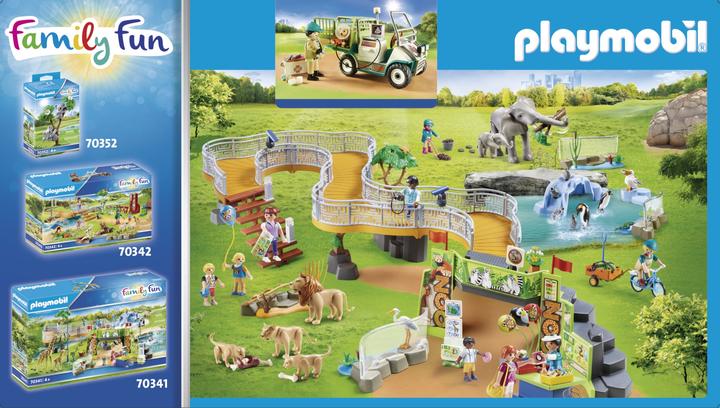 Produktbild Playmobil Zoo-Tierarzt mit Fahrzeug (70346, Playmobil Family Fun)