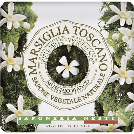 Actual product image Nesti Dante Marsiglia Toscano Muschio Bianco Toilet Soap 200G (Hard soap)