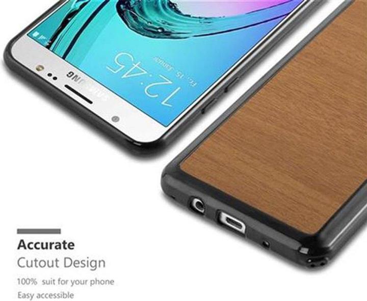 Produktbild Cadorabo TPU Wooden Cover (Samsung Galaxy J5 (2016))