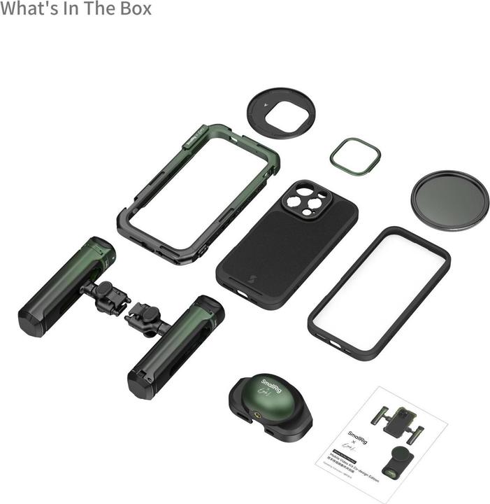 Image du produit SmallRig 5001 x Brandon Li Kit vidéo mobile léger pour iPhone 16 Pro Max Co design Edition